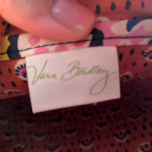 Vtg Y2K Vera Bradley Rio Colorful Floral Quilted Hipster Swing Crossbody Bag - Picture 6 of 7